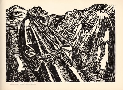 The Transformations of God - 6 - The Rocks by Ernst Barlach